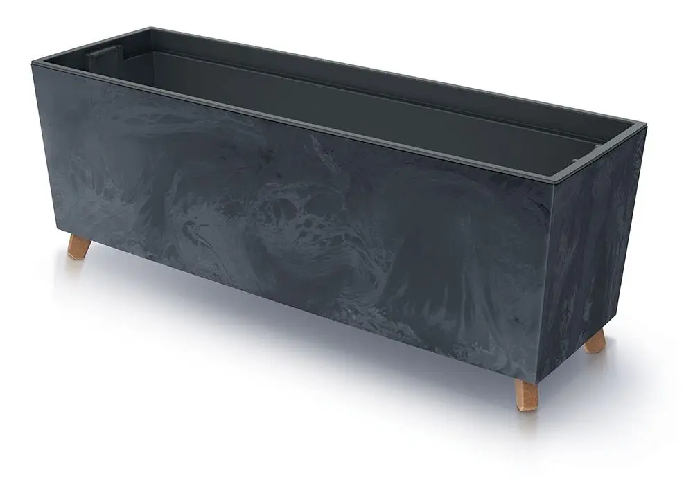 Prosperplast Truhlík s vkladem CORBI III 77 cm antracit
