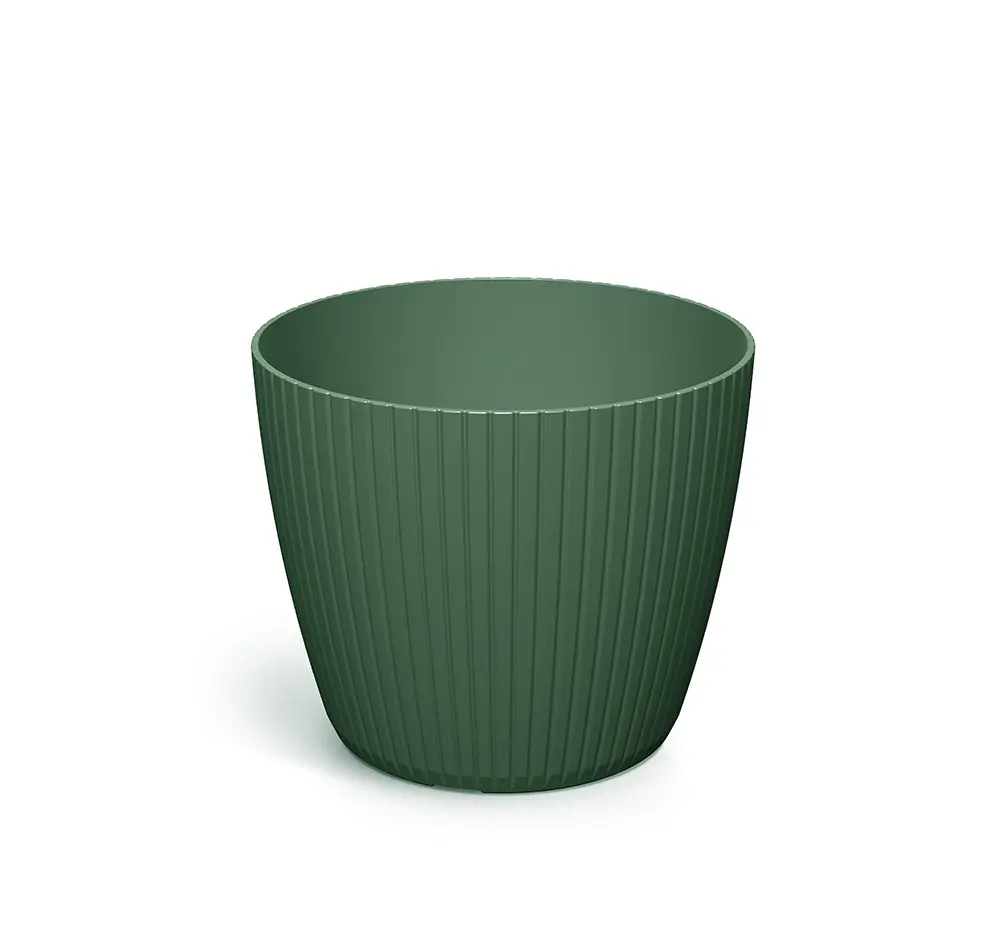Prosperplast Květináč LAMIE tmavě zelený, varianta 17,8 cm