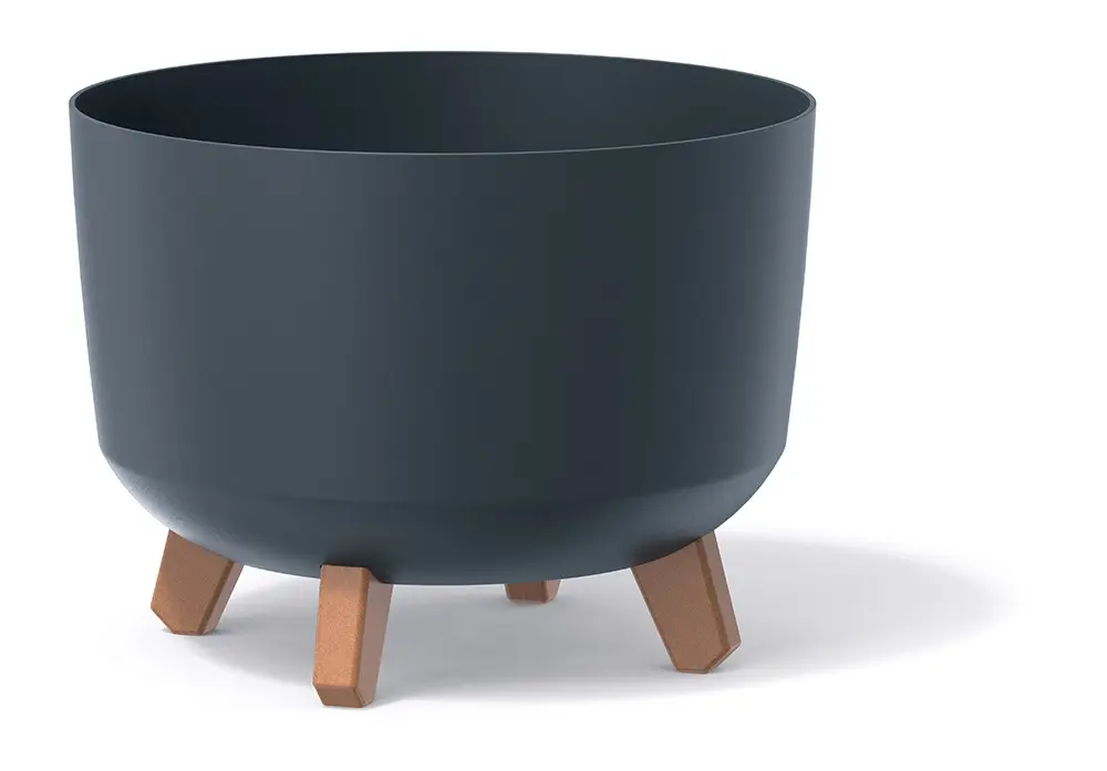 PROSPERPLAST Květináč GRACIA 33,9cm antracit
