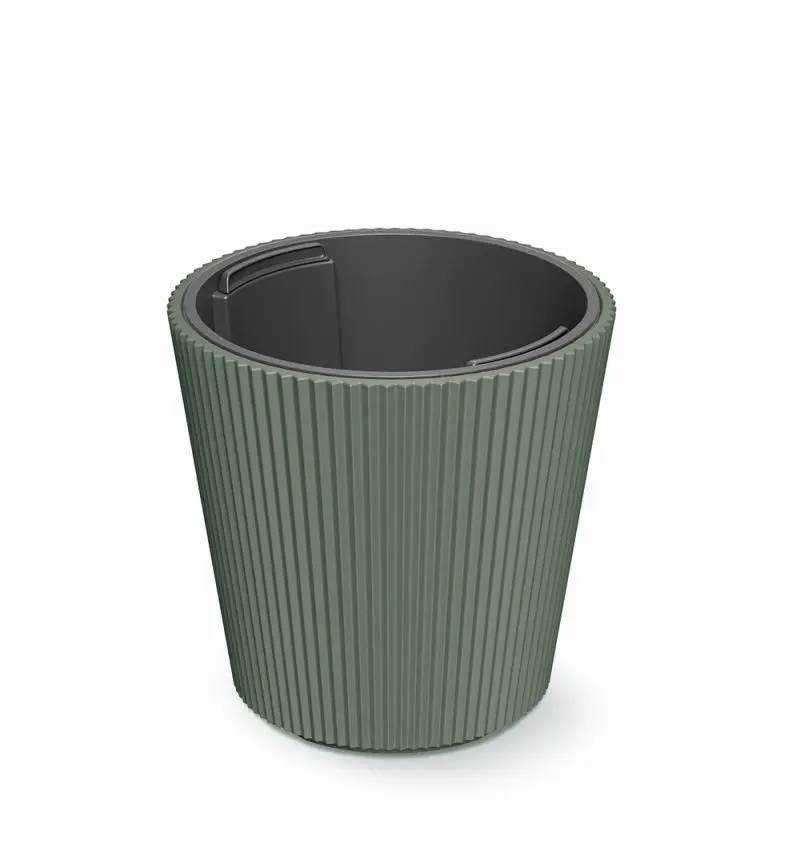 Prosperplast Květináč MILLA VIII tmavě zelený, varianta 29,9 cm
