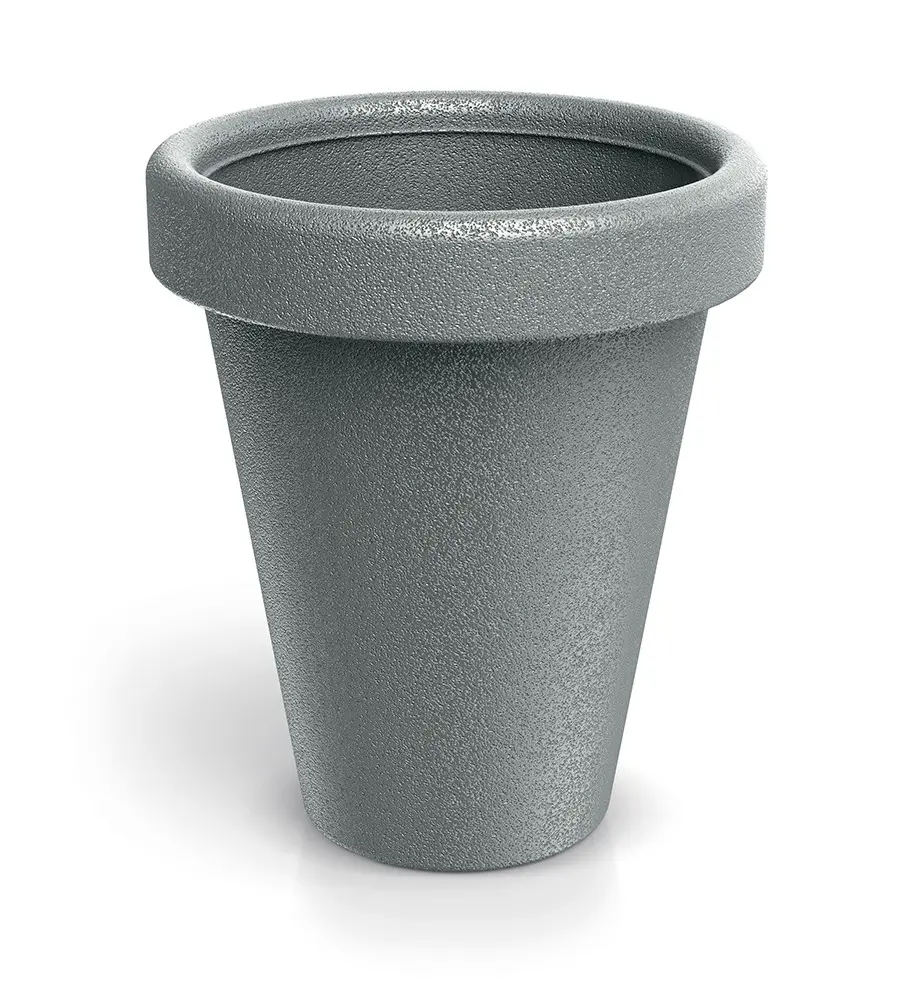 Prosperplast Plastový květináč ORIGINAL 39 cm šedý matný