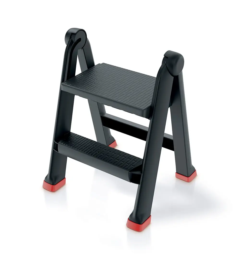 Kistenberg Schůdky TITAN LADDER černý 47,0x43,5x60,0cm - Jednostranné