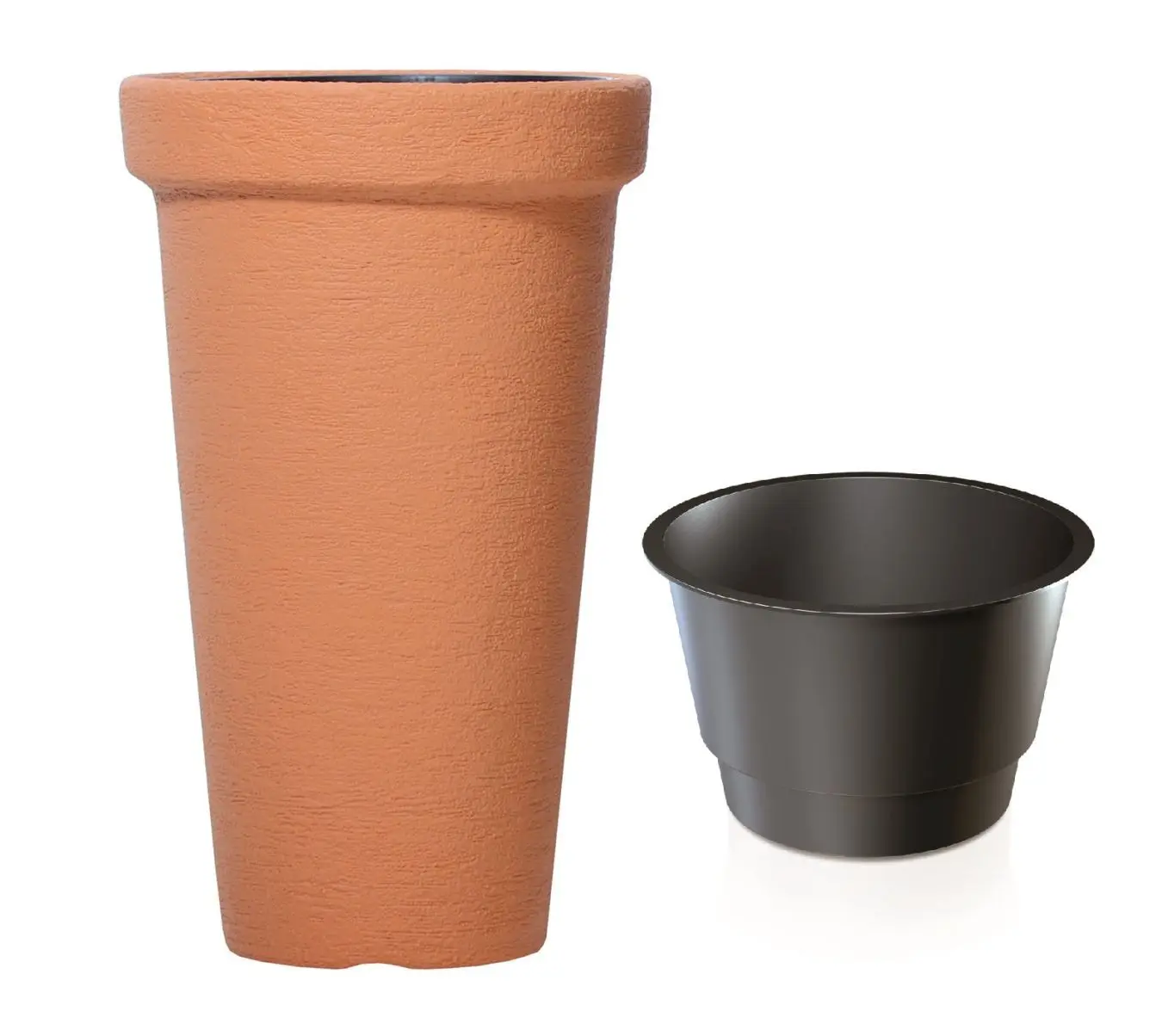 Prosperplast Protáhlý květináč Classic oranžový, varianta 48 cm