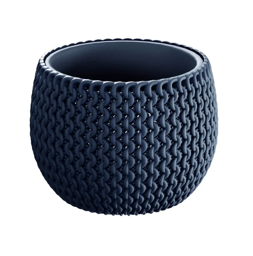 Prosperplast Květináč Splofy Stand tmavě šedý, varianta 23,9 cm
