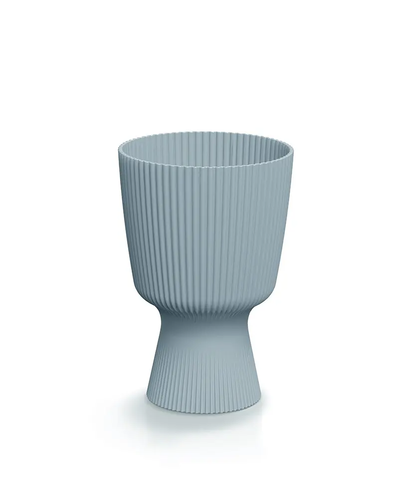 Prosperplast Květináč Milla Round světle šedý, varianta 14,6 cm