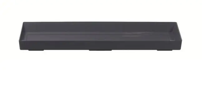 Prosperplast Miska pod truhlík ARGO antracit, varianta 80 cm