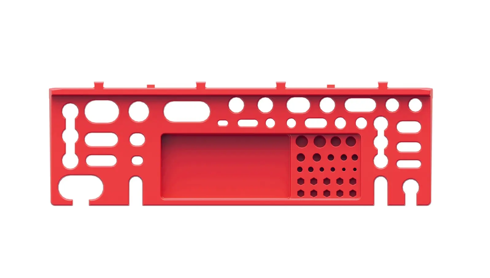 Prosperplast Sada držáků na nářadí BENER 2 ks 38,4x12,5 cm červená