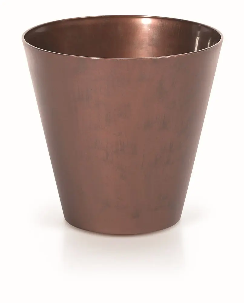 Prosperplast Květináč Tubus Bronze-patinující ocel, varianta 30 cm