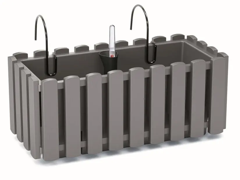 Prosperplast Závěsný truhlík BOARDEE FENCYCASE W šedý, varianta 38 cm