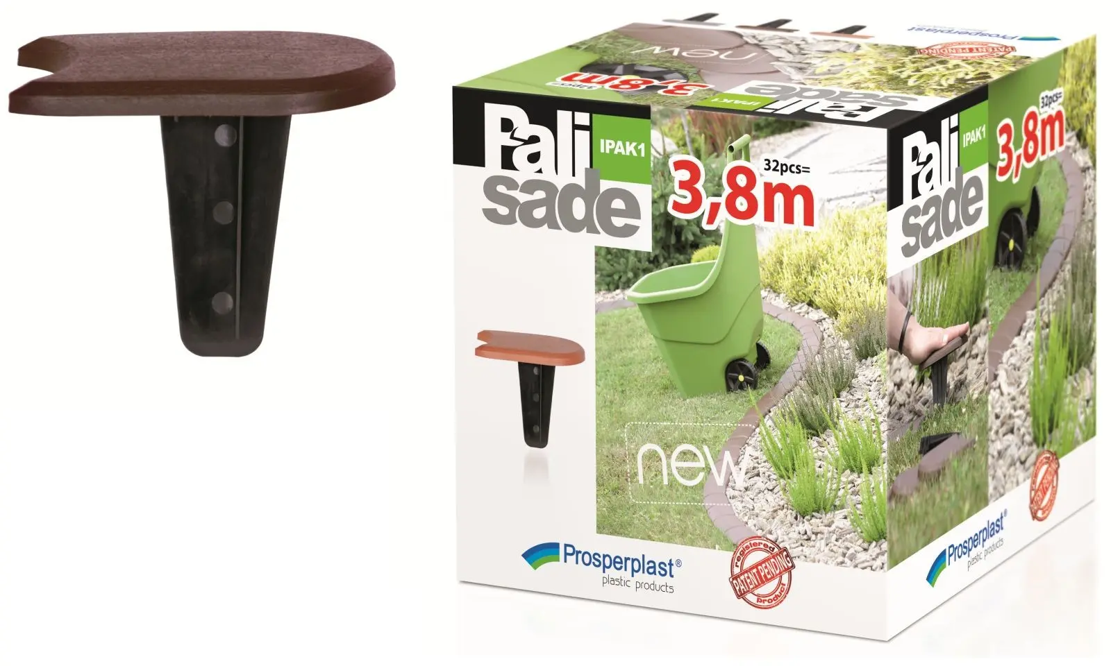 Palisáda zahradní 3,8 m