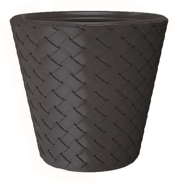 Prosperplast Květináč Mini Matuba tmavě šedý, varianta 29,8 cm