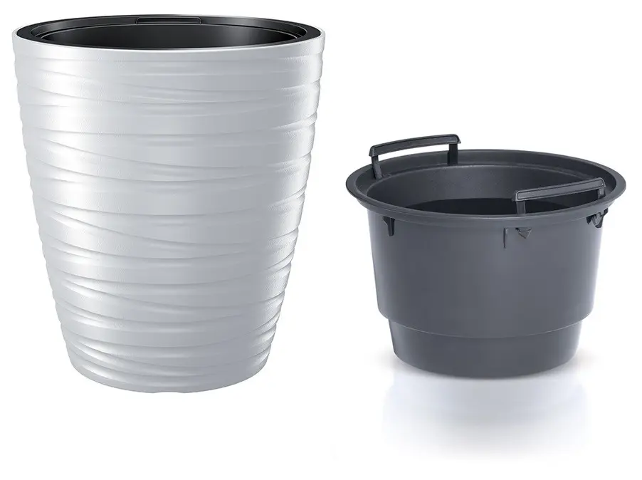 Prosperplast Květináč s vkladem MAXE bílý, varianta 47,5 cm