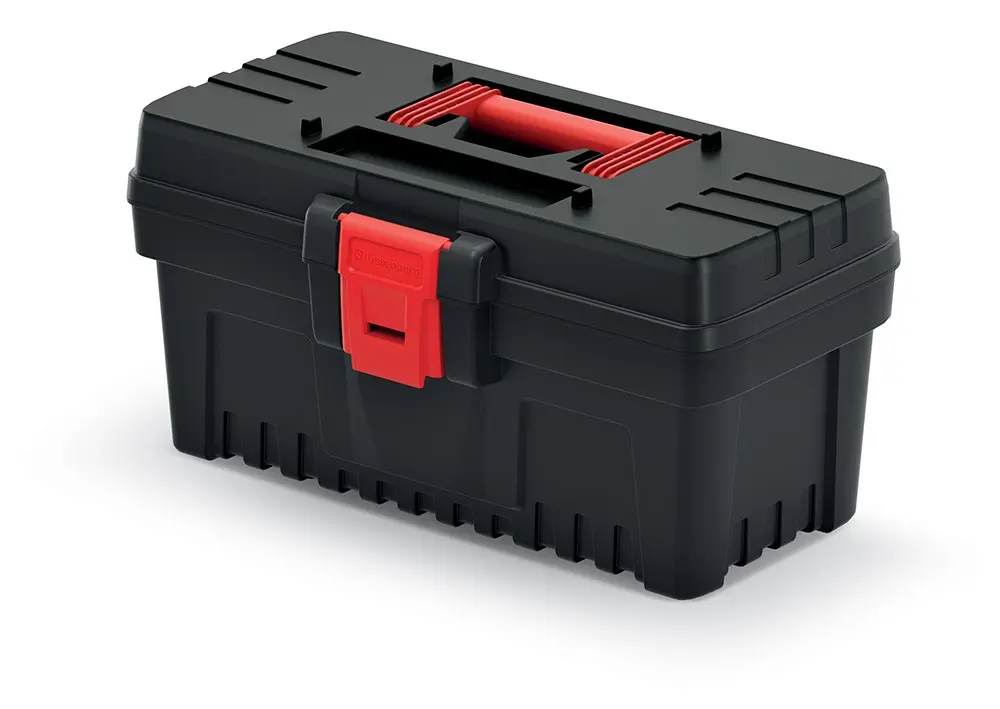 Prosperplast Kufr na nářadí DAKER 36x19,3x18,6 cm černý