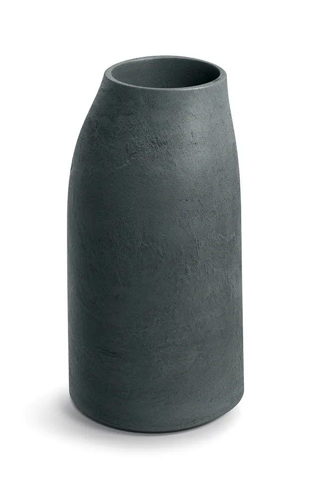 Prosperplast Plastový květináč EPOCCOS MIDLOS 38 cm grafitově šedý