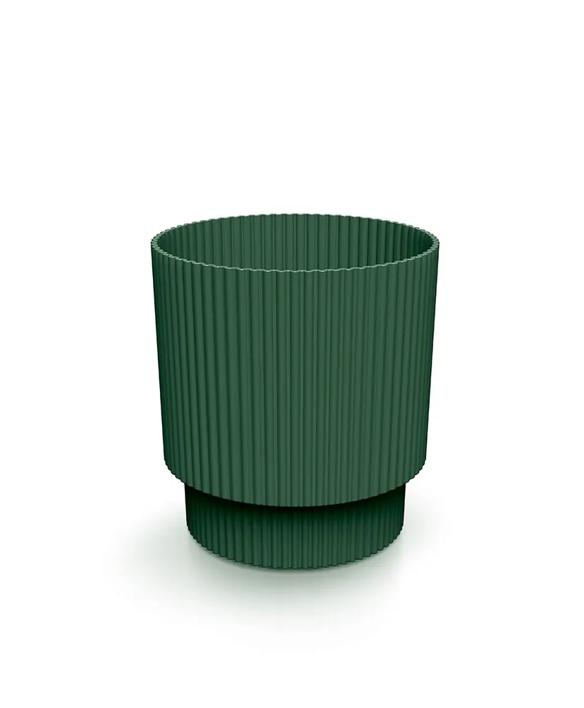 Prosperplast Květináč MILLA VII tmavě zelený, varianta 14,6 cm