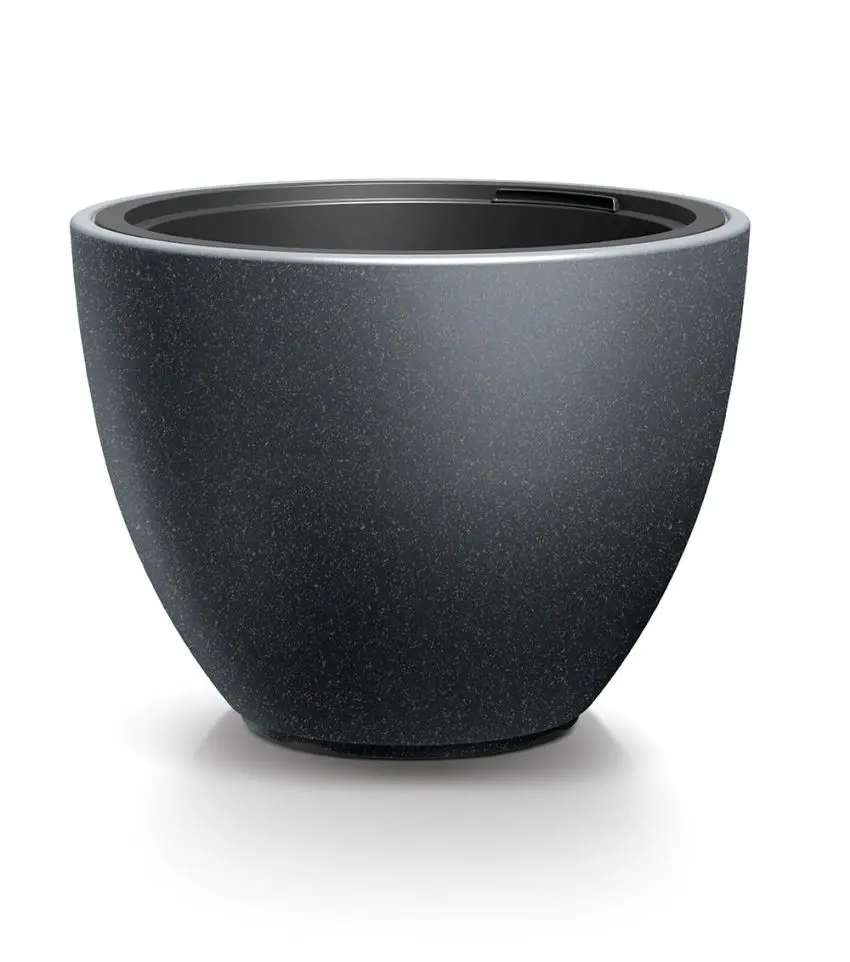 Květináč HEOS ECO WOOD antracit 29,8cm