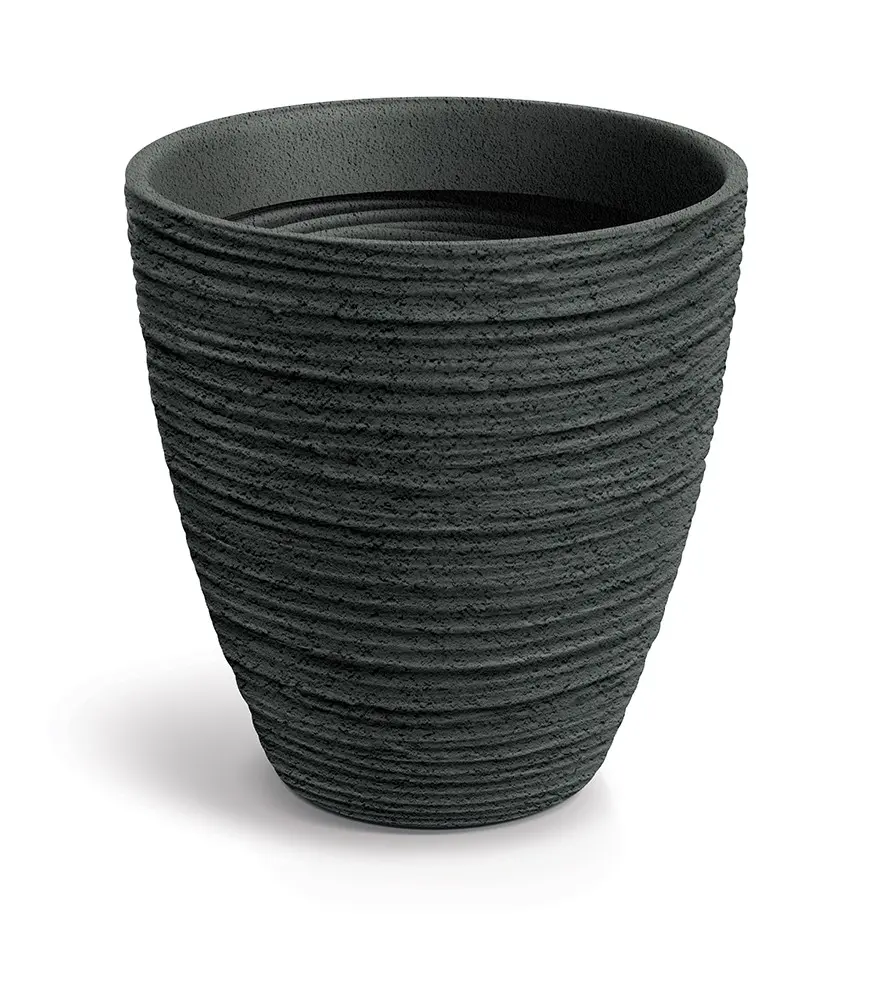 Prosperplast Plastový květináč DEFORAS I. tmavě šedý, varianta 80 cm