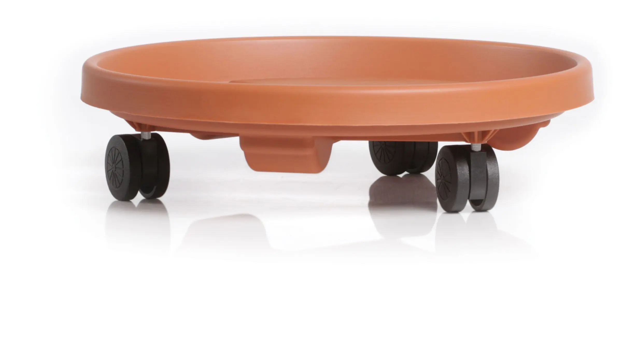 Prosperplast Miska pod květináče s kolečky RONDOS 30,5 cm odstín terakota