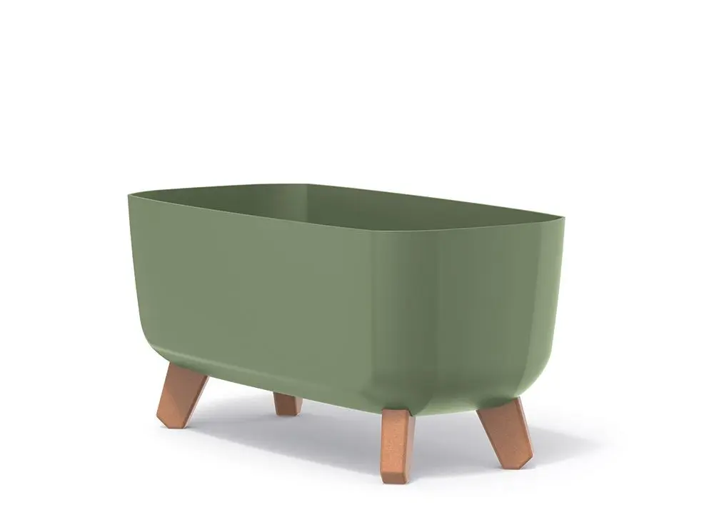Prosperplast Květináč GRACIE X zemitě zelený, varianta 39 cm