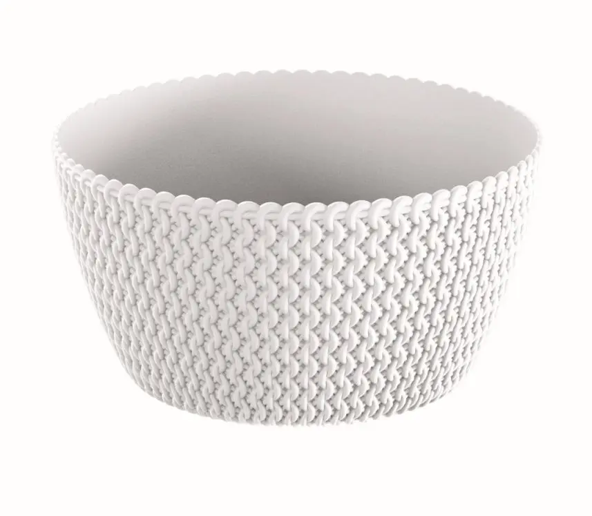 Prosperplast Květináč Spliff 23,6 cm bílý