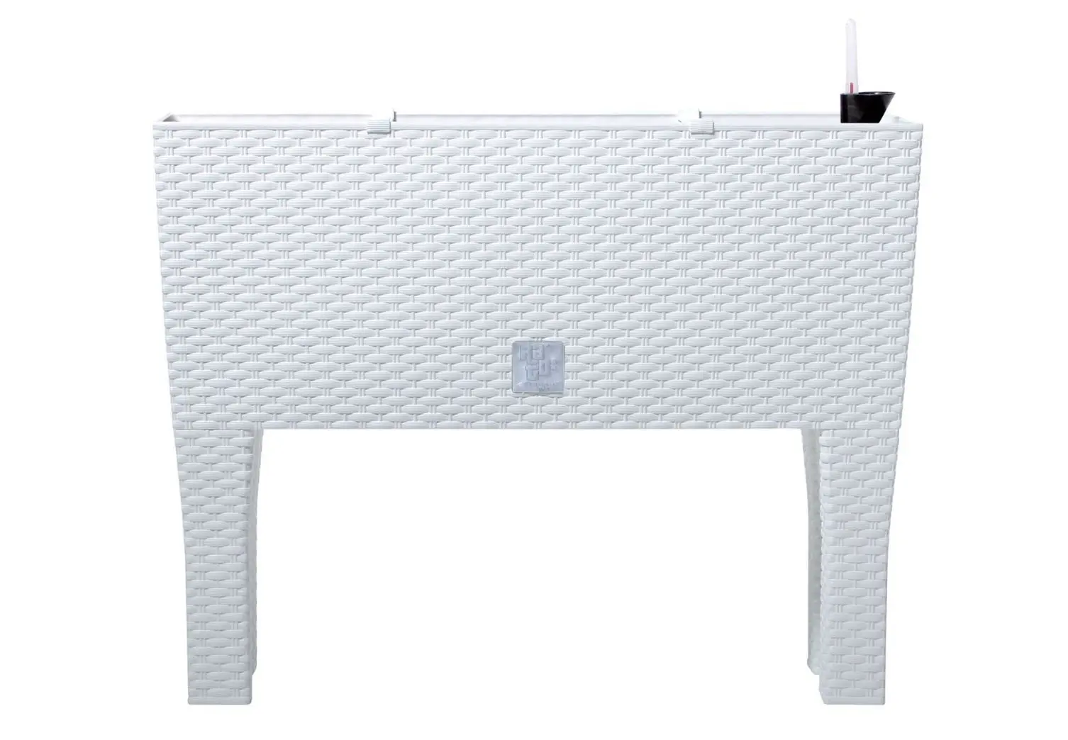 Prosperplast Truhlík RATAN CASE HIGH bílý, varianta 60 cm