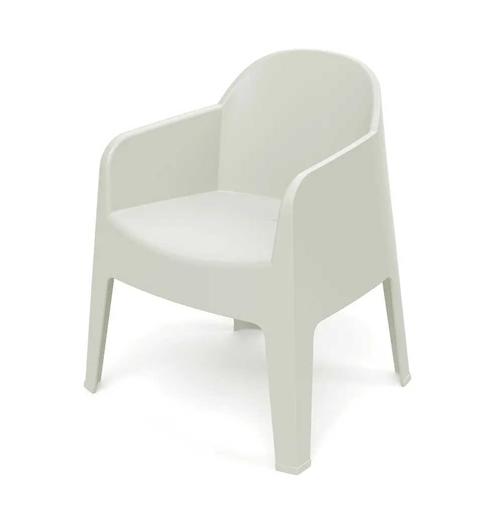 Prosperplast Zahradní židle s područkami MILANES 68x60x80,5 cm béžová