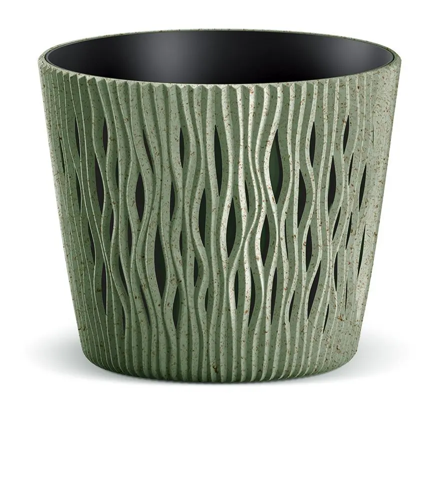 Prosperplast Květináč SCANDY ECO zelený, varianta 18,9 cm