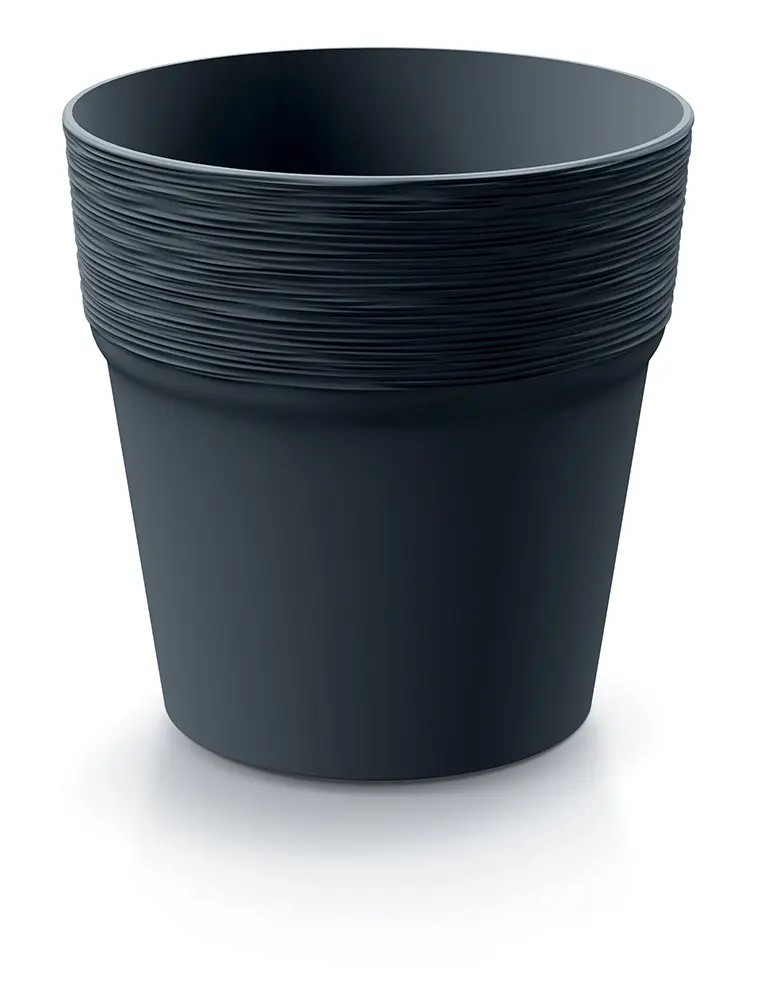 Prosperplast Květináč Furu antracit, varianta