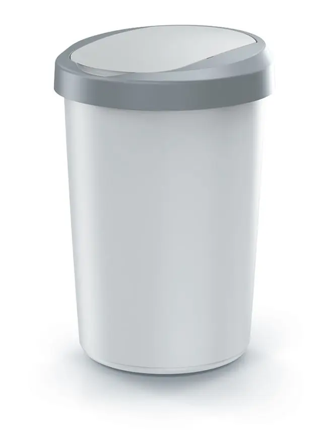 Prosperplast Odpadkový koš COMPACTO 40 L popelavý/světle šedý