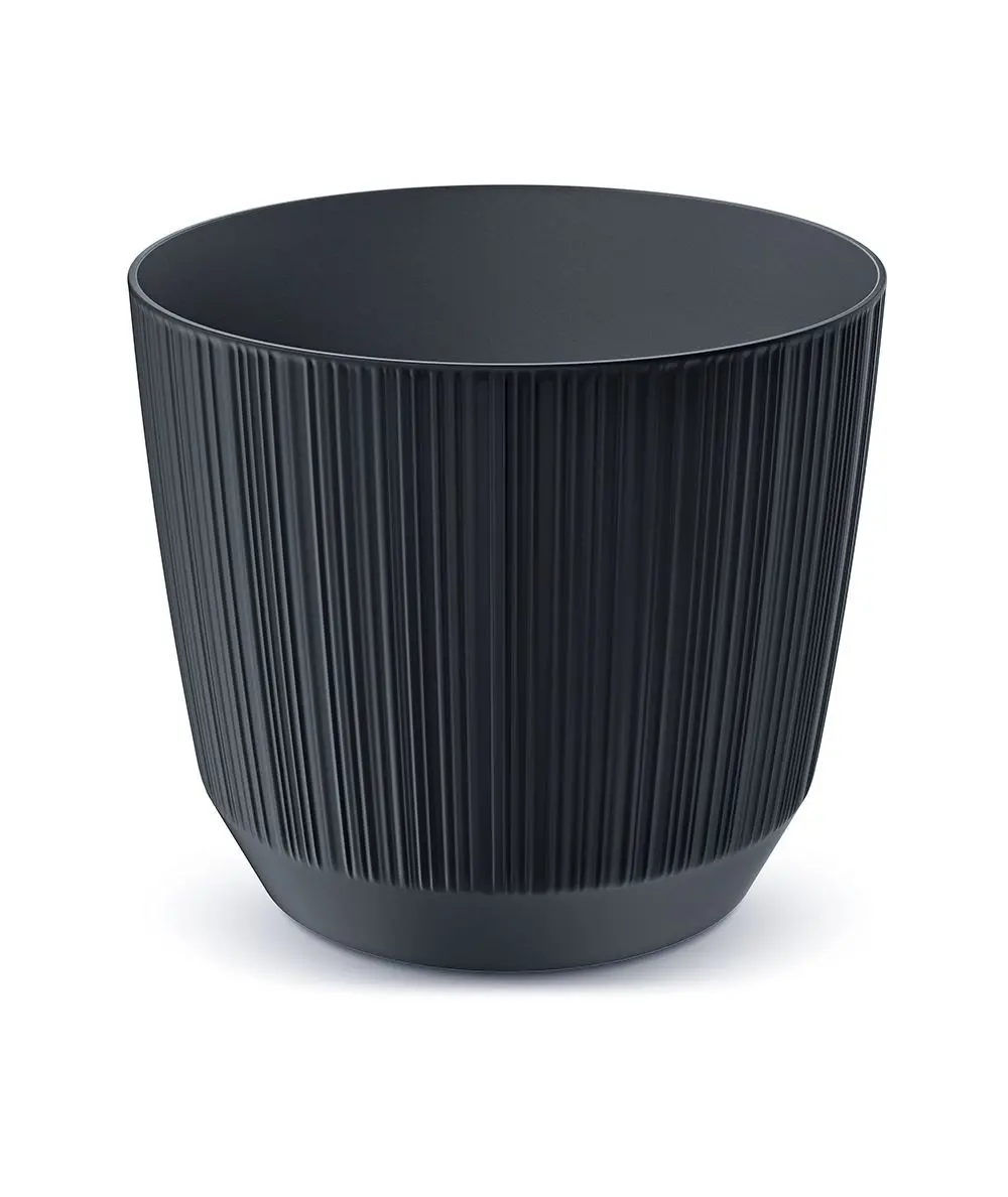 Prosperplast Květináč Ryfo antracit, varianta 10,7 cm
