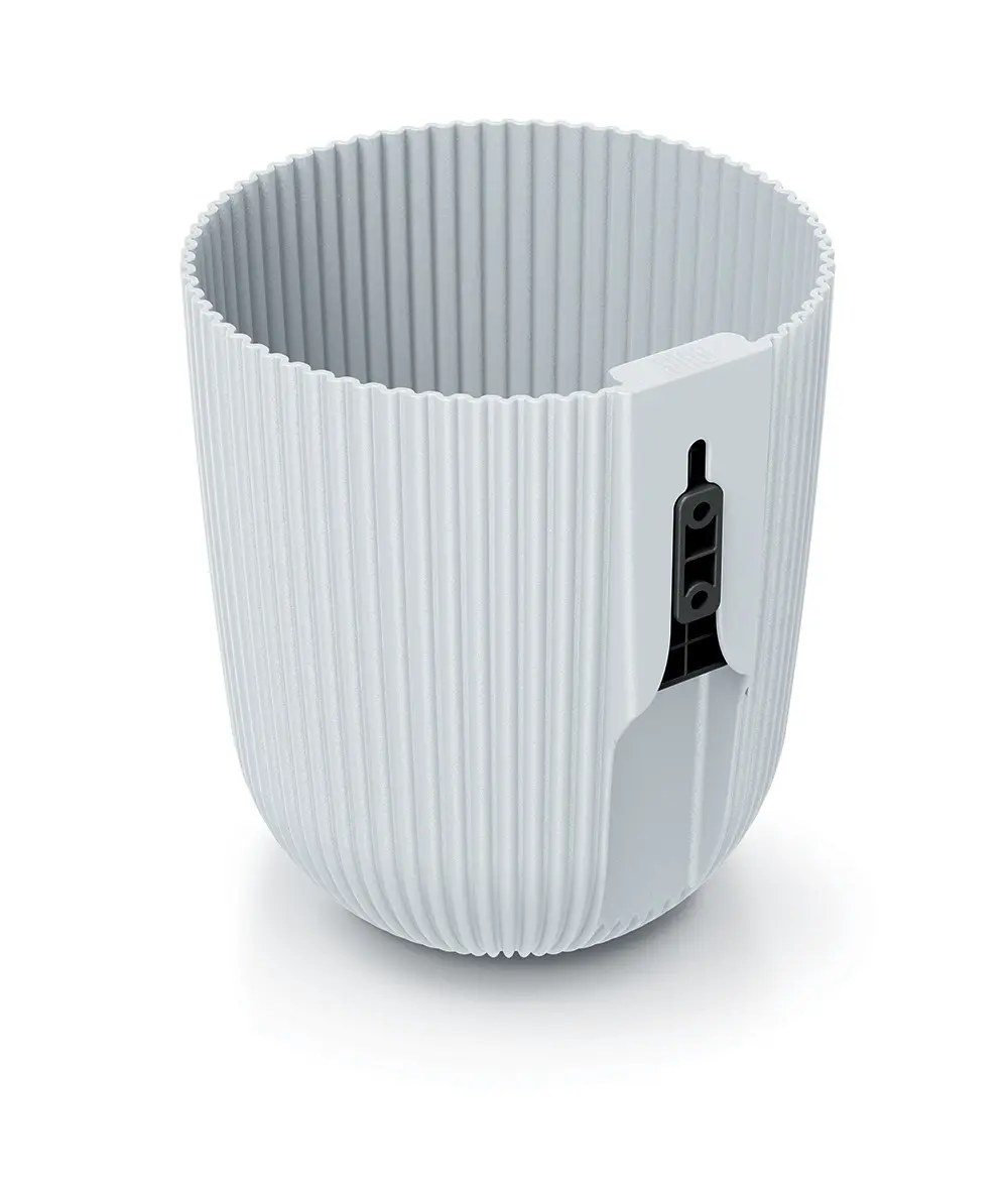 Prosperplast Nástěnný květináč MILLA WALL 14,6 cm bílý