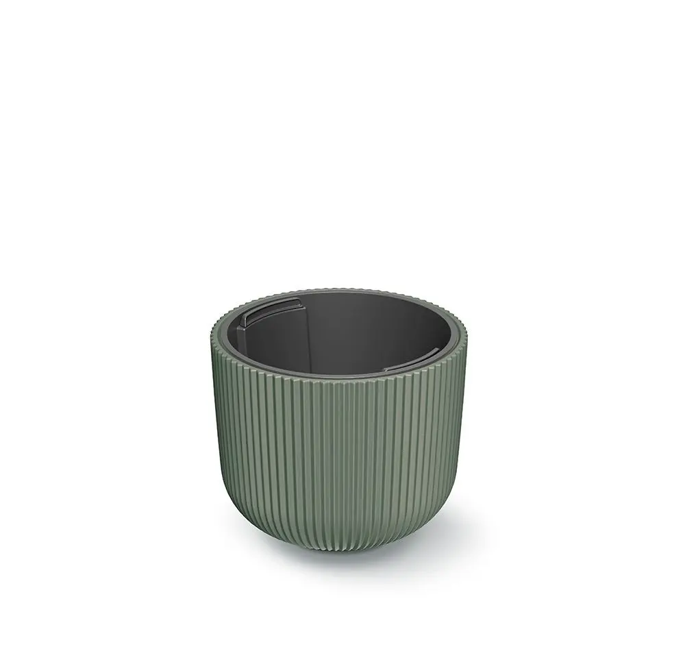 Prosperplast Květináč MILLA X tmavě zelený, varianta 29,8 cm