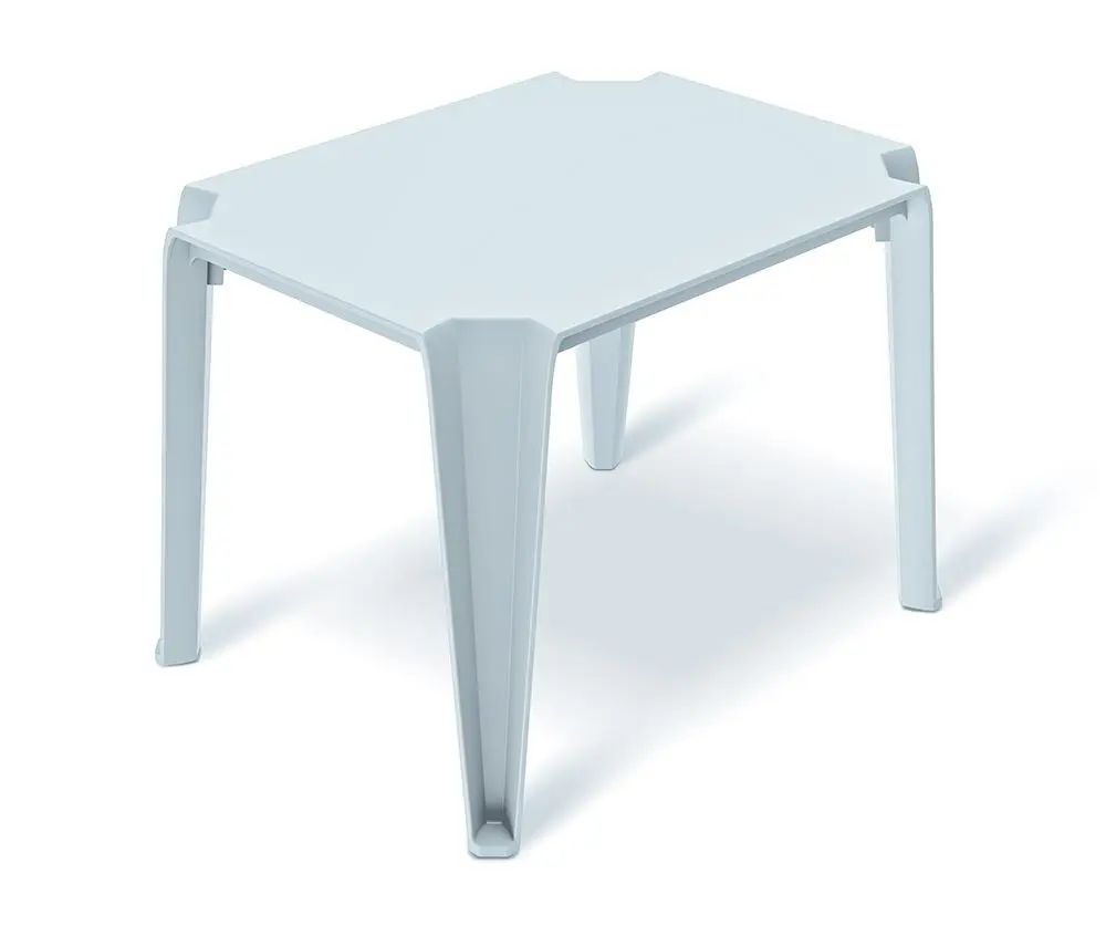 Prosperplast Zahradní konferenční stolek LOTTIES 77x59x56,5 cm světle šedý