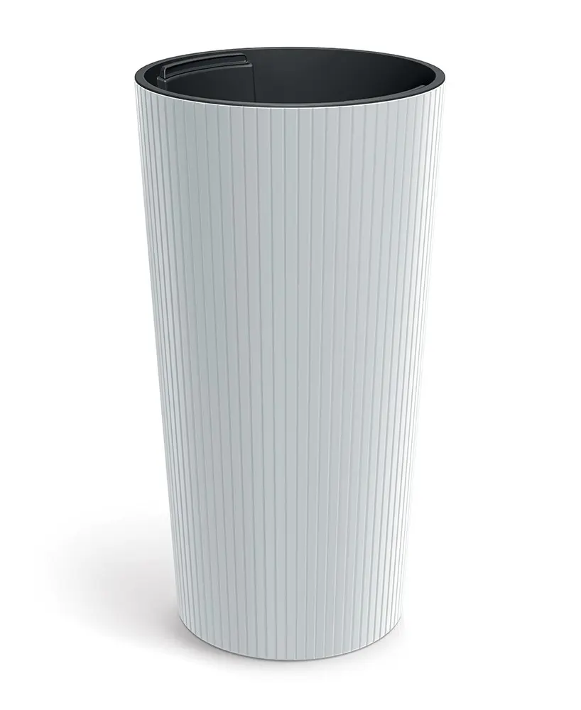 Prosperplast Květináč Lamie Slim bílý, varianta 25 cm