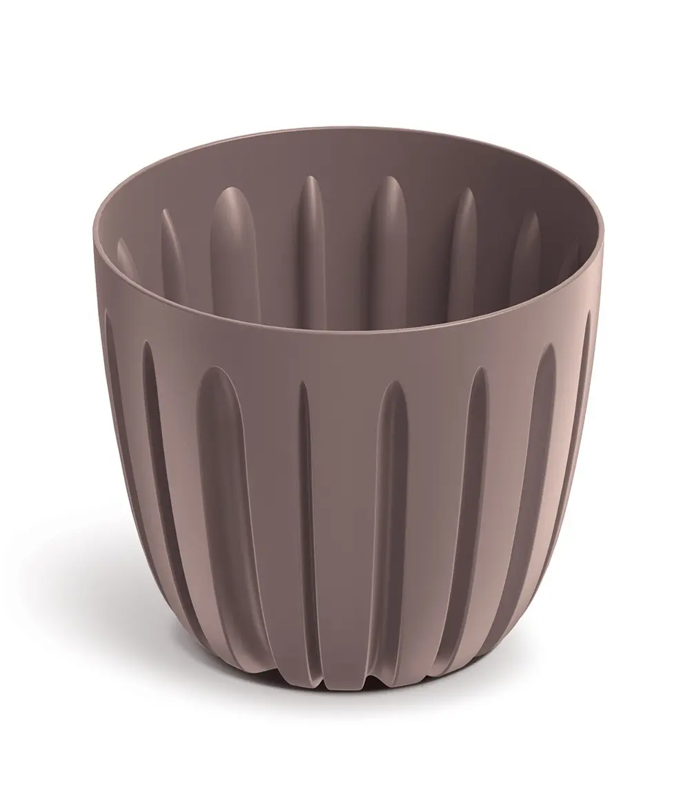 Prosperplast Plastový květináč WARIOS odstín marsala, varianta 13,8 cm