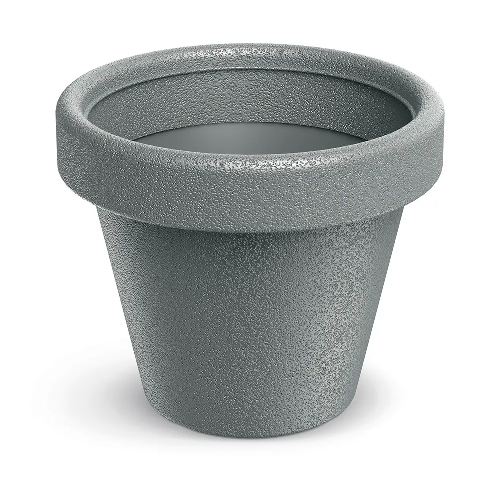 Prosperplast Plastový květináč ORIGINAL šedý matný, varianta 33,8 cm