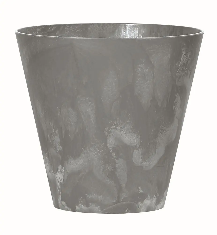 Prosperplast Květináč Tubus Small Oval šedý, varianta 25 cm