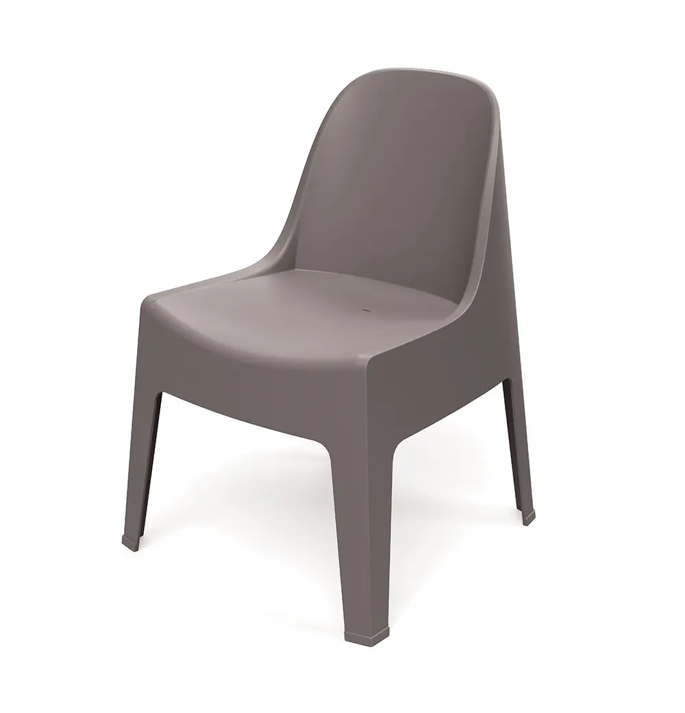 Prosperplast Zahradní židle MILANES 58x60x73,5 cm hnědá