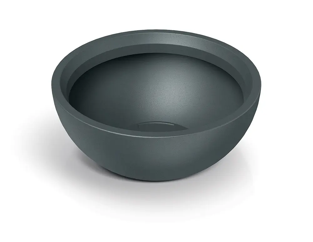 Prosperplast Plastový květináč MOLIOS BOWLS grafitový, varianta