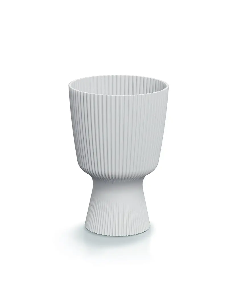 Prosperplast Květináč Milla Round bílý, varianta 18,8 cm