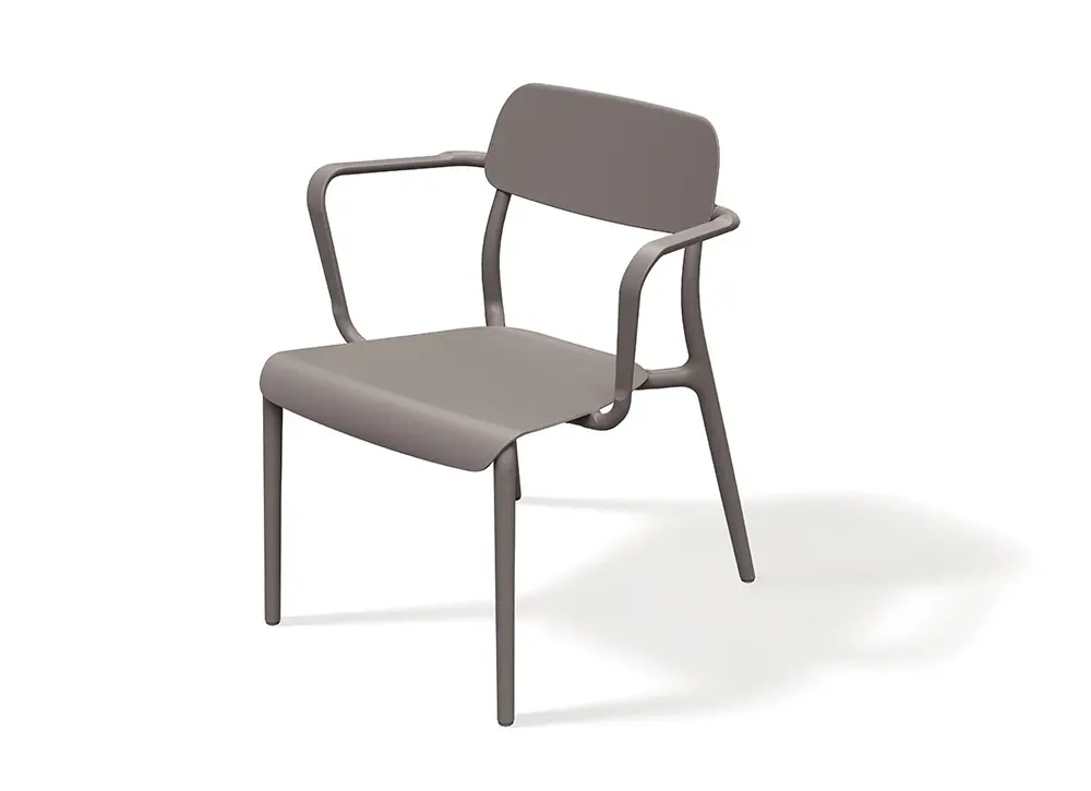 Prosperplast Zahradní křeslo Rimos 62 cm zemitě hnědé