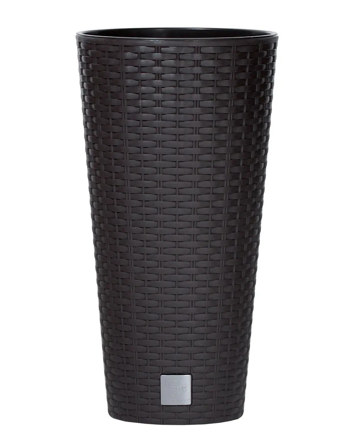 Prosperplast Květináč Round Rato tmavě hnědý, varianta 25 cm