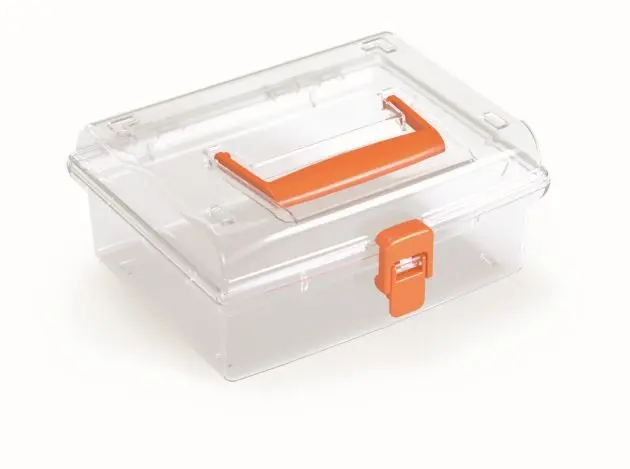 Prosperplast Organizér GEORG 19,5 x 17,4 x 8,5 cm oranžový
