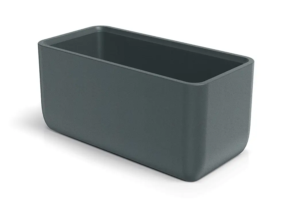 Prosperplast Plastový květináč MOLTAS CASE 80 cm grafitový