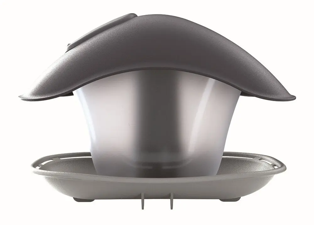 Krmítko pro ptáky BIRDYFEED SQUARE šedý kámen 24,8 cm PRIBFS-405U