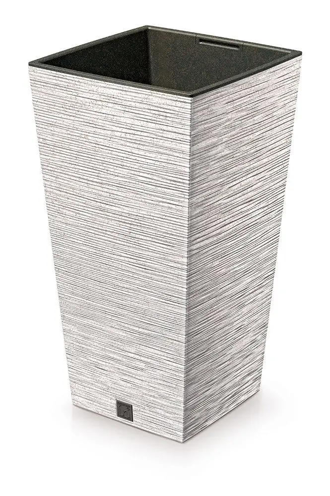 Prosperplast Květináč FUSU ECO II bílý, varianta 26,5 cm