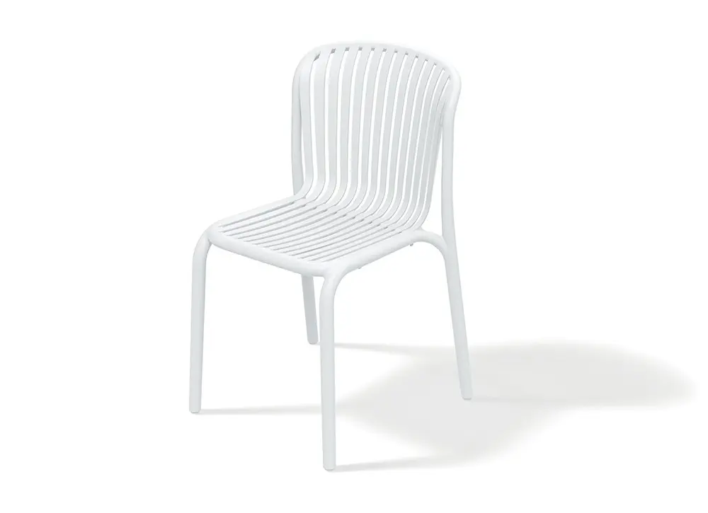 Prosperplast Zahradní židle BRENES 52x53x82,5 cm bílá