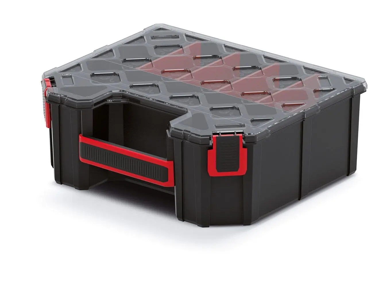 Prosperplast Vysoký organizér TIGER CABRIO PLUS I černý, varianta 390x284x105 mm