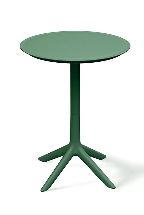 Prosperplast Vysoký zahradní stůl Rimos 57 cm tmavě zelený