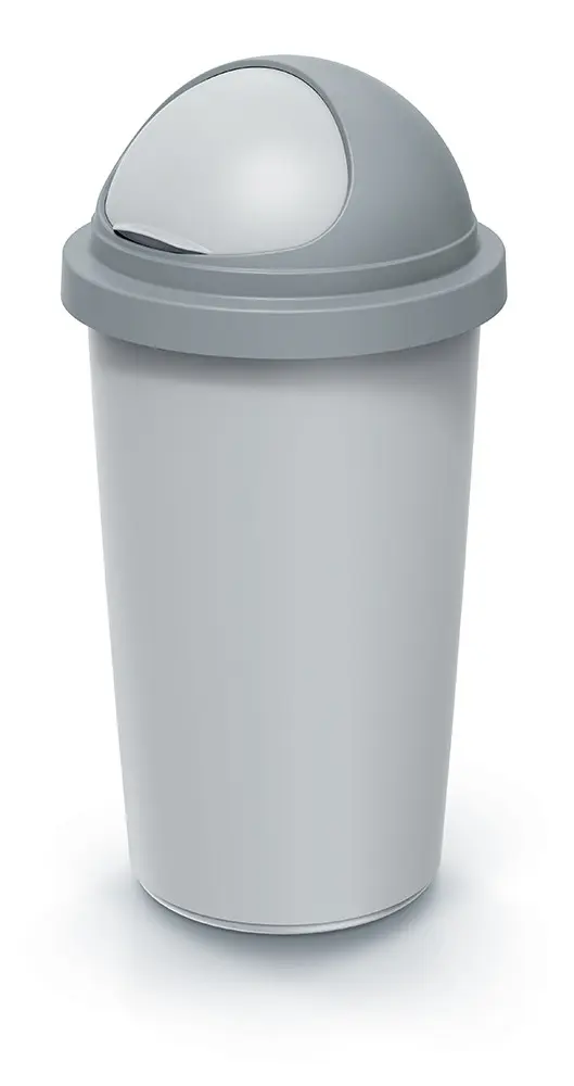 Prosperplast Odpadkový koš COMPACTO ROLL 30 L popelavě šedý/světle šedý